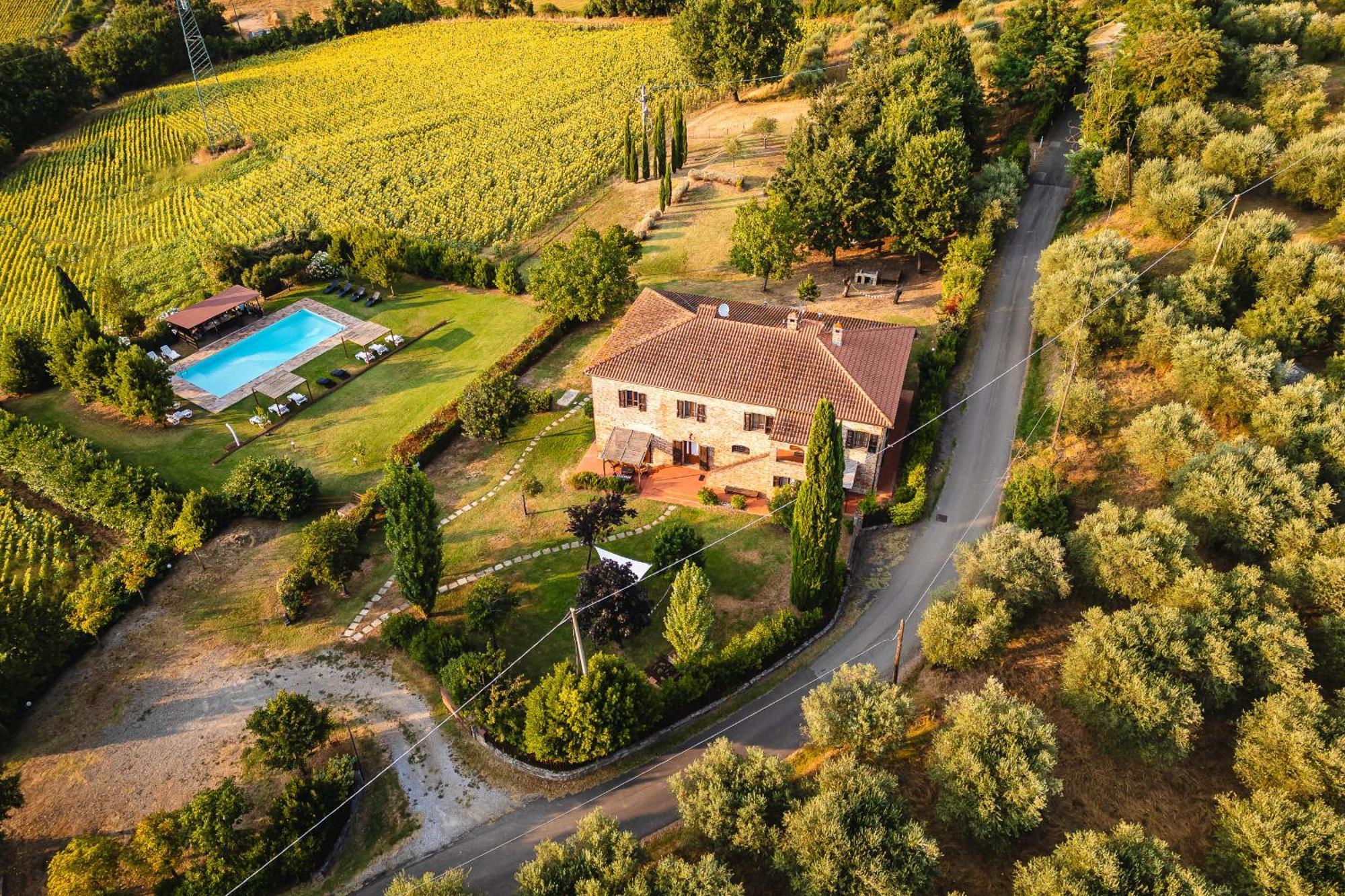Villa Le Belle Giornate Foiano Della Chiana Exteriér fotografie